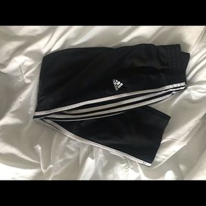 adidas black track pants